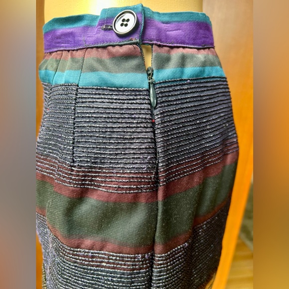 GIANFRANCO FERRE Sequined Mini Skirt Size Small - Picture 5 of 10